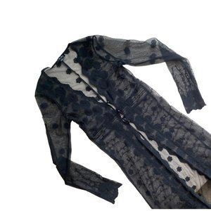 •SOLD•SOLD•SOLD• 
BLACK LACE CARDIGAN + SLIP